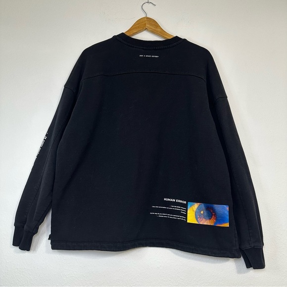 ZARA  Men’s Medium Long Sleeve Sweatshirt 2001 A SPACE ODYSSEY/ HUMAN ERROR - Picture 3 of 12